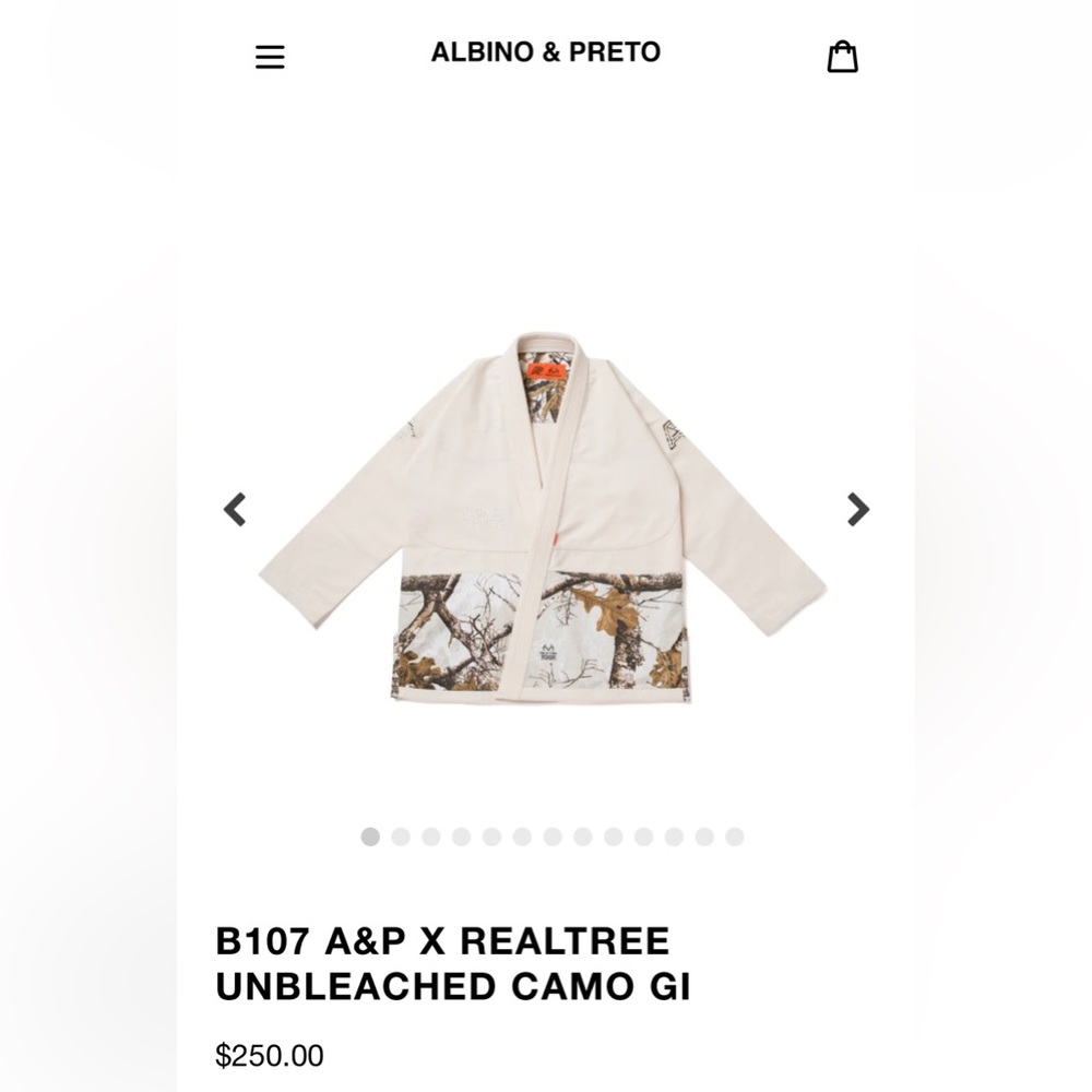 Albino & Preto RealTree Gi